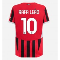 Maglia Calcio AC Milan Rafael Leao #10 Prima Divisa 2024-25 Manica Corta